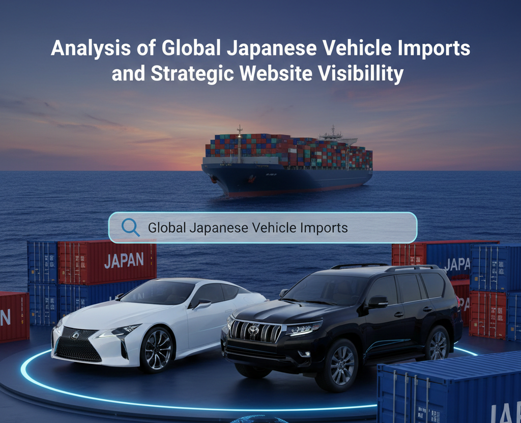 Analysis of Global Japanese Vehicle Imports and Strategic Website Visibility