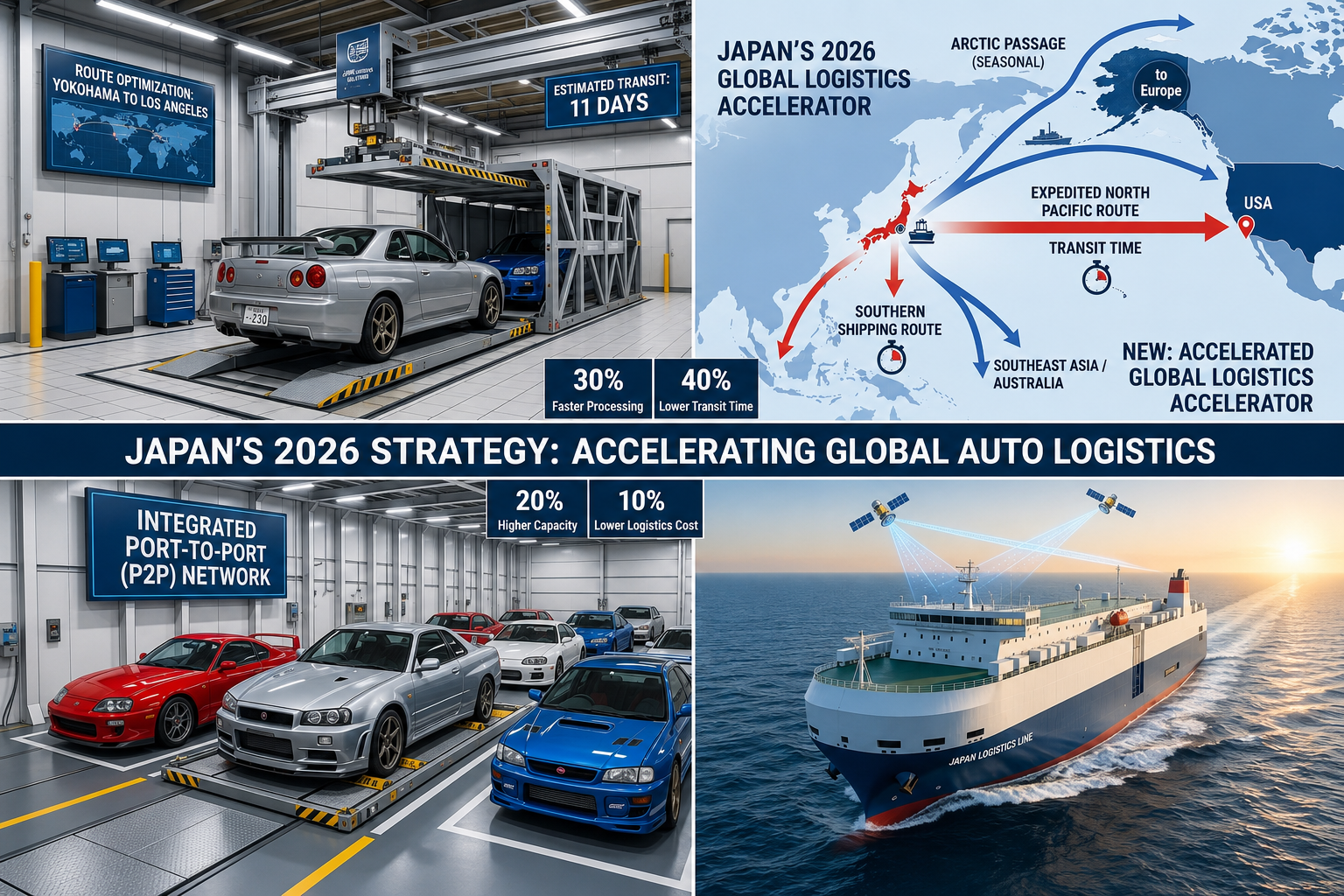 Accelerating Global Logistics: How Japan is Building Faster Shipping Routes for Car Exports